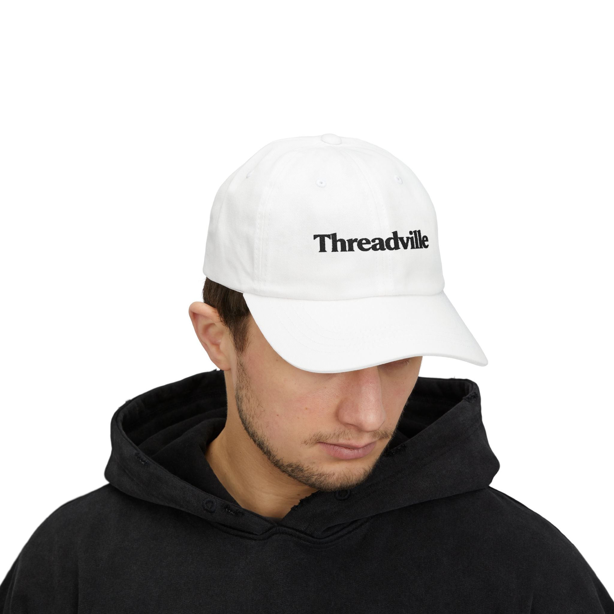 Threadville: Legacy OG Classic Dad Cap - White