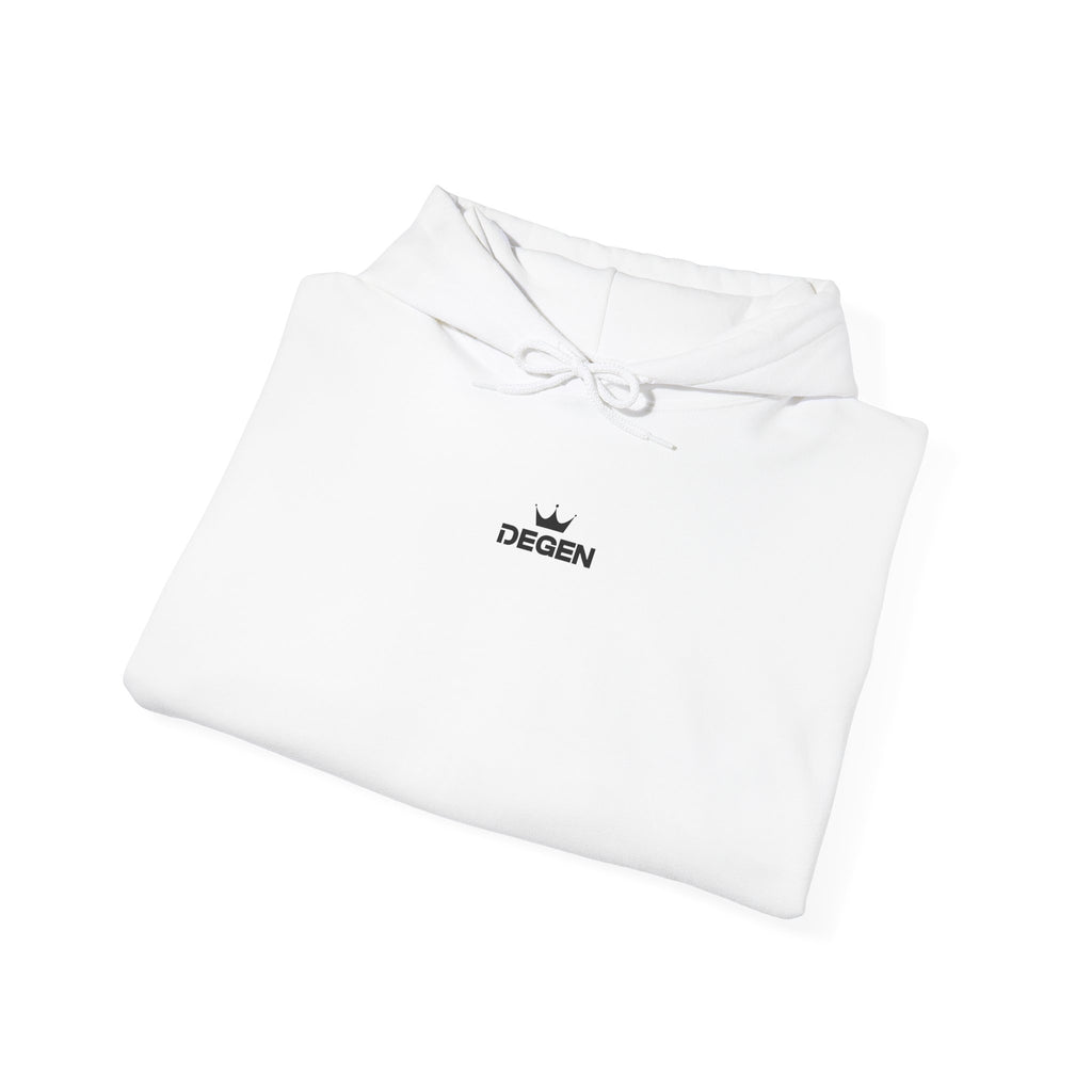 Never Fold Hoodie — Spade Battle-Scar Graphic