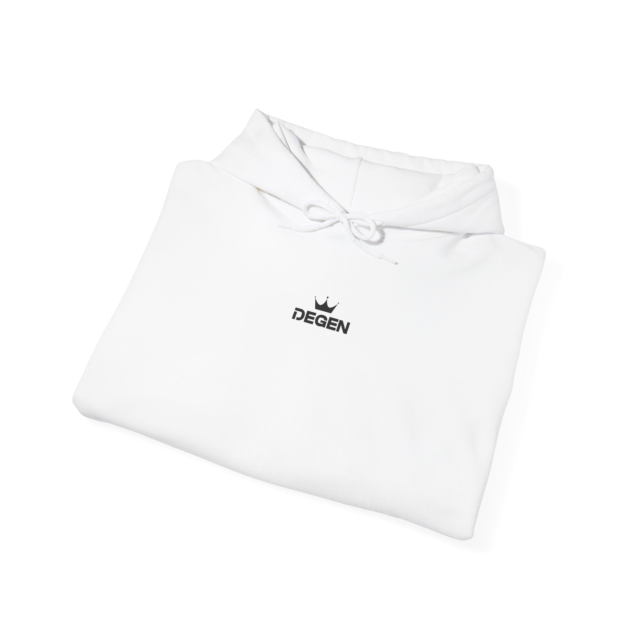 Never Fold Hoodie — Spade Battle-Scar Graphic