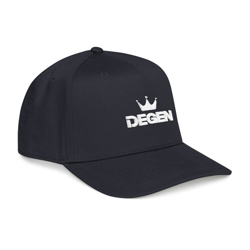 Degen Crown Baseball Cap — Streetwear Trucker Hat with Embroidered 'DEGEN' Logo
