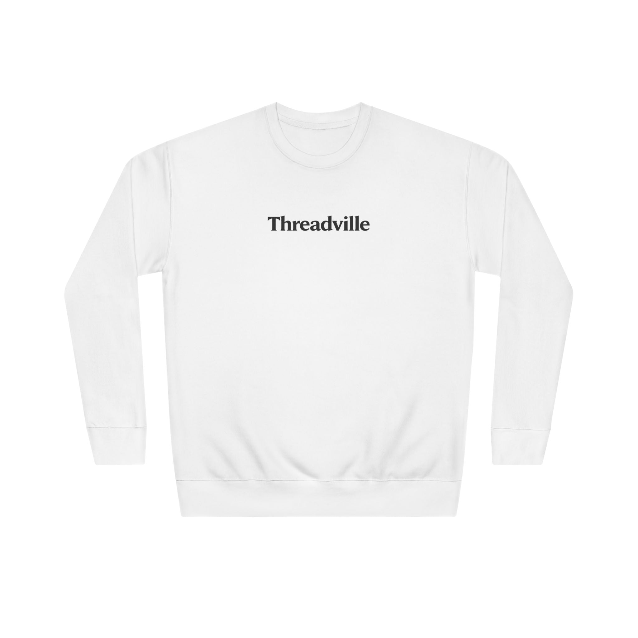 Threadville: Legacy OG White Unisex Crewneck Sweatshirt