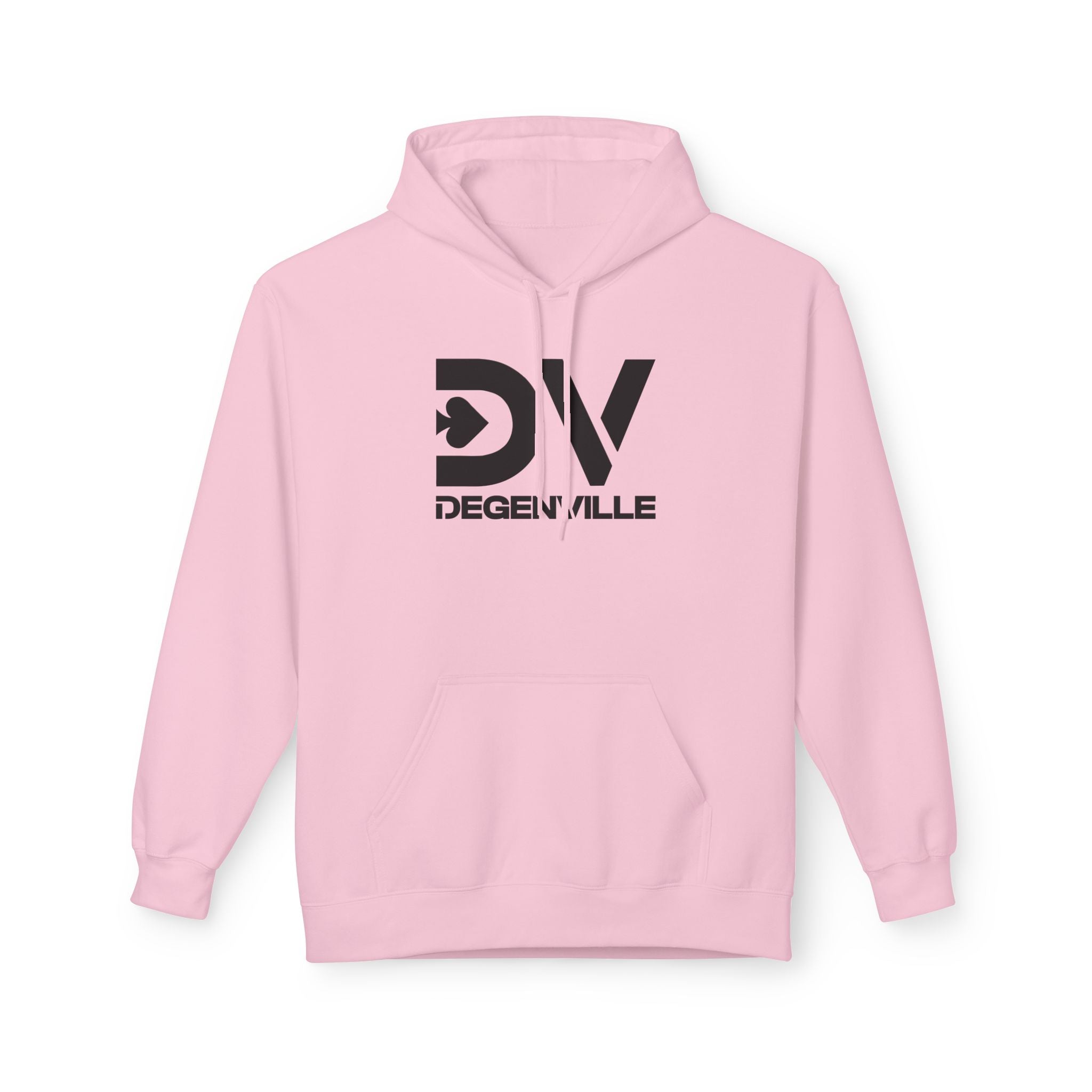 Degenville: The Gamblers Edge - Unisex Fleece Hoodie - Light Pink