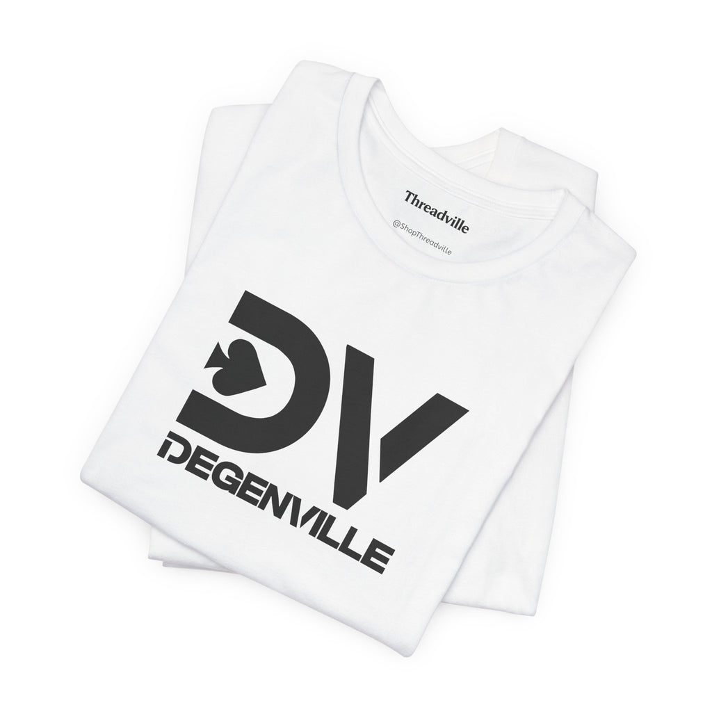 Degenville DV Logo Tee — Streetwear Graphic T‑Shirt