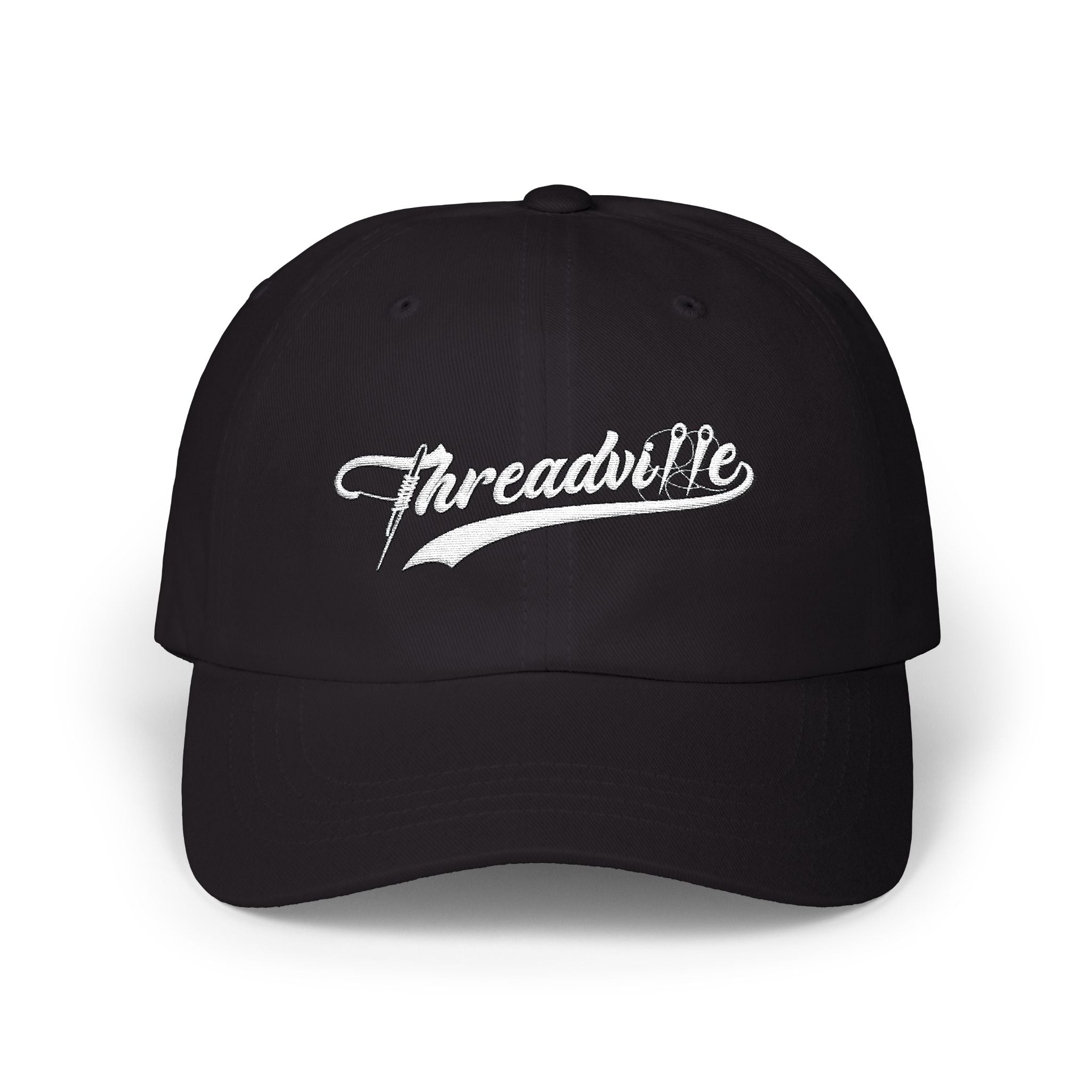 Threadville: Sew What? Classic Dad Cap - Black