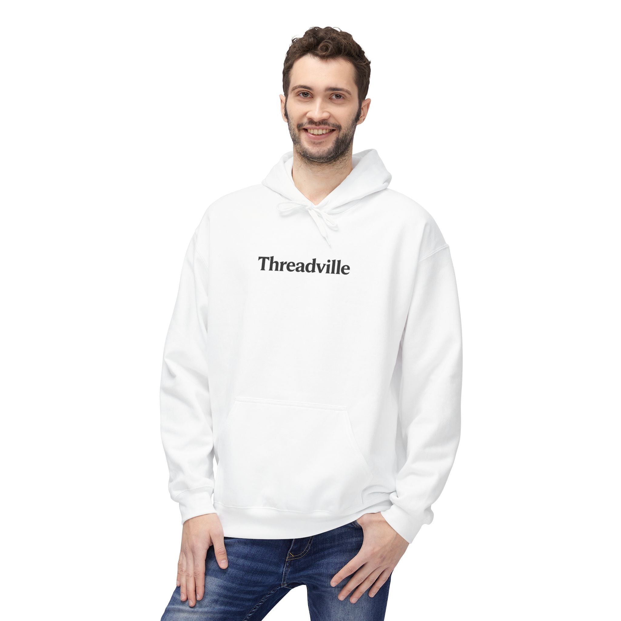 Threadville: Legacy OG  - Men's Frost White Hoodie