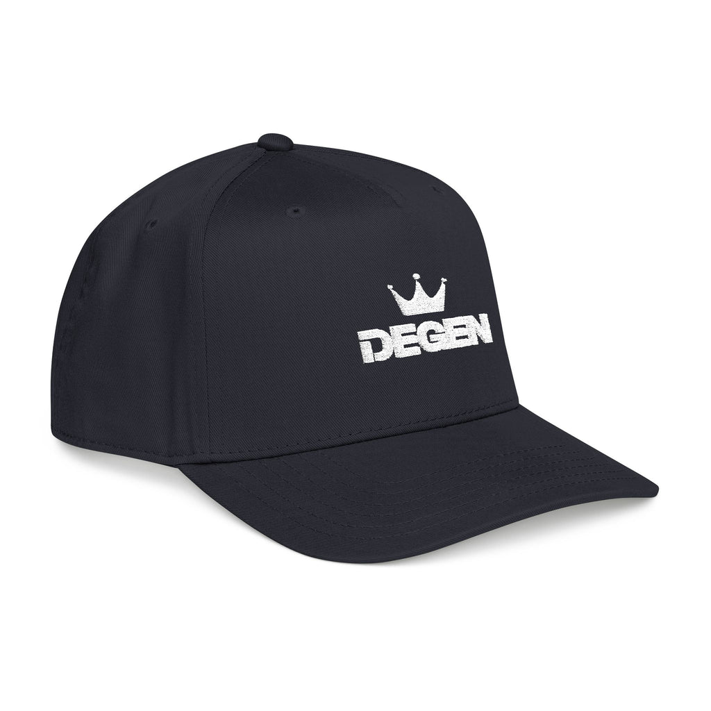 Degen Crown Baseball Cap — Streetwear Trucker Hat with Embroidered 'DEGEN' Logo