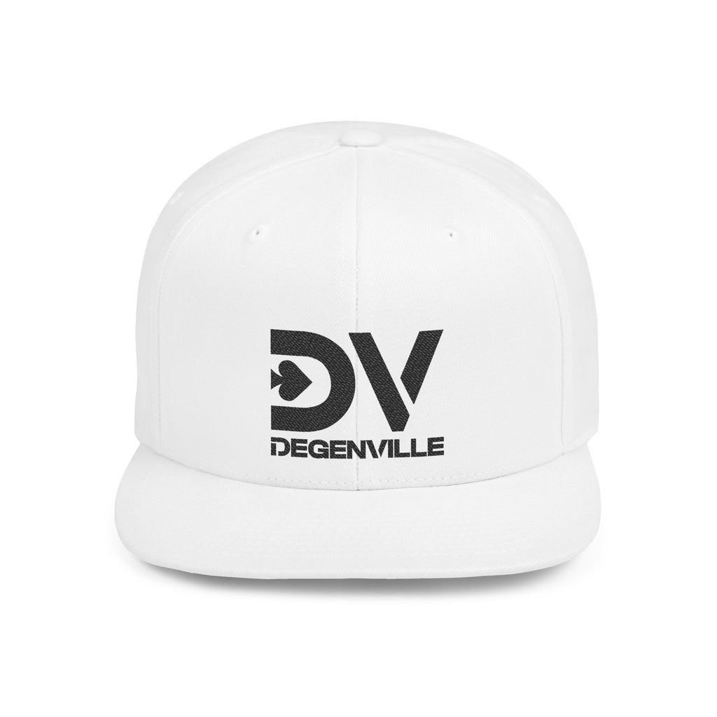 Degenville: The Gamblers Edge - White Snapback