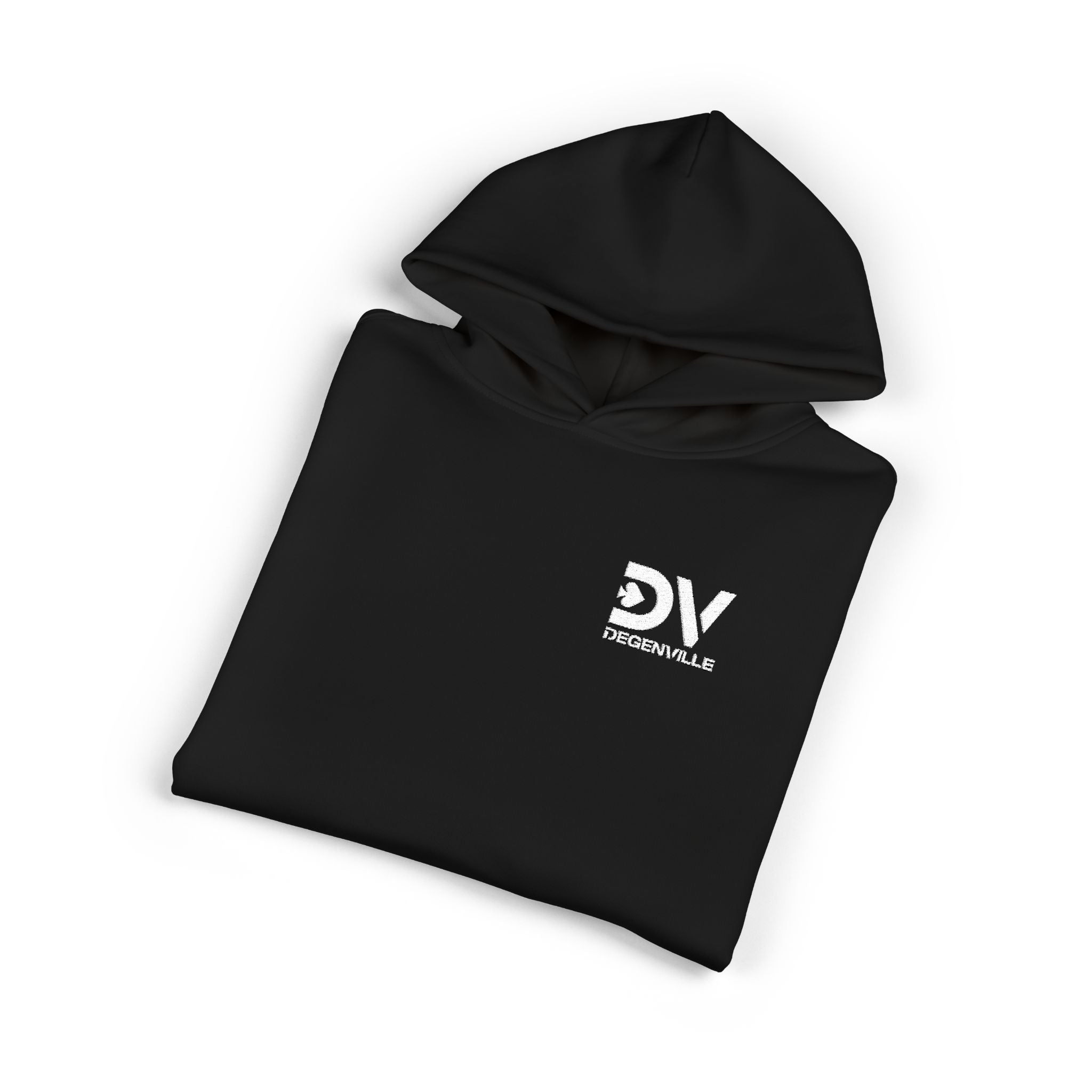 Degenville: The Playmaker  - Men's Premium Black Hoodie (embroidered)