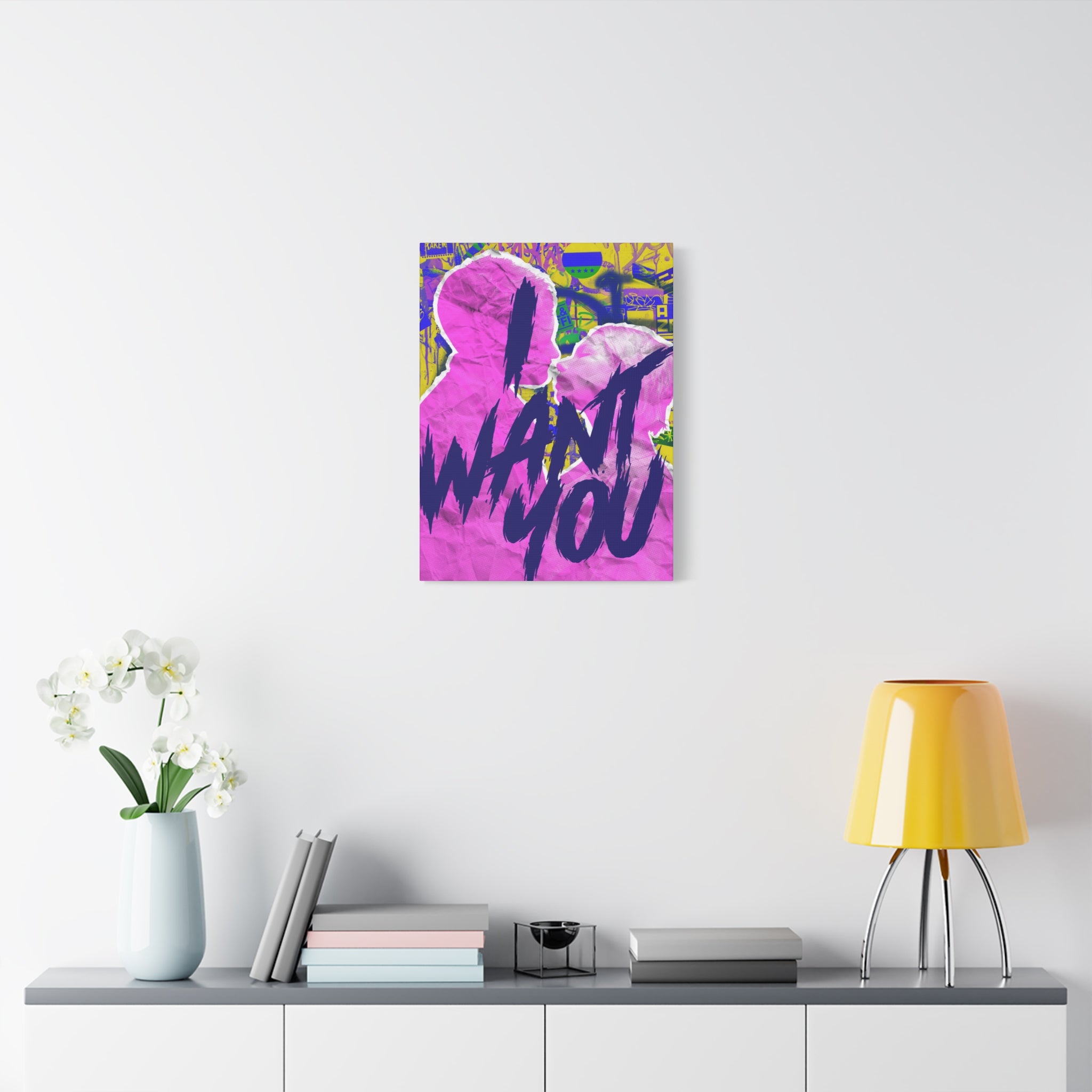 I Want You: Matte Canvas Wall Art