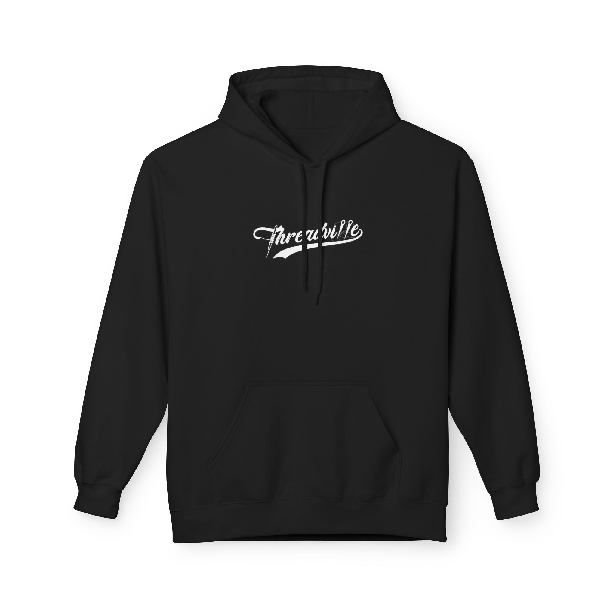 Threadville: Sew What? - Men's Black Fleece Hoodie
