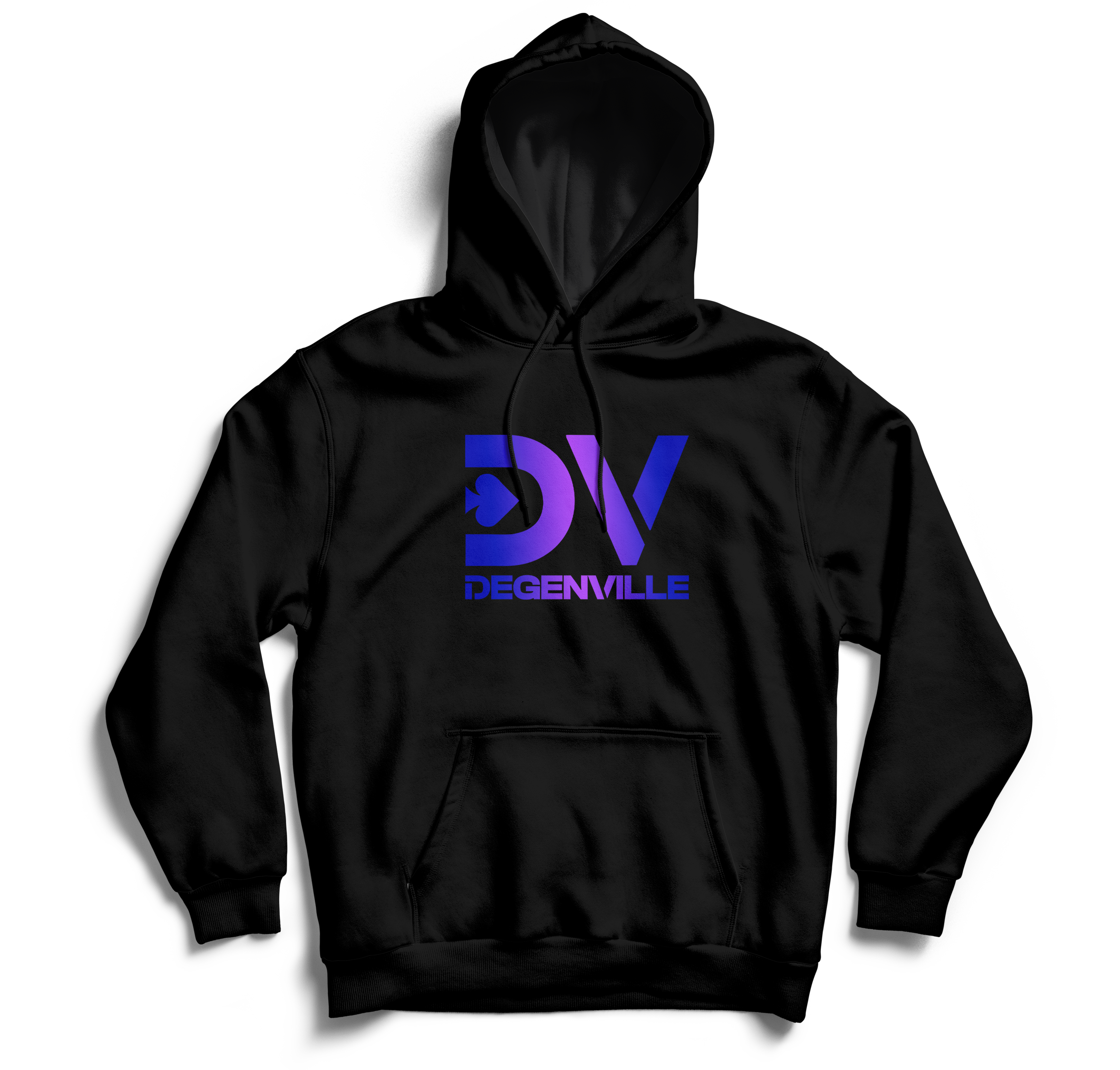 Degenville: The Gamblers Edge - Unisex Fleece Hoodie - Black