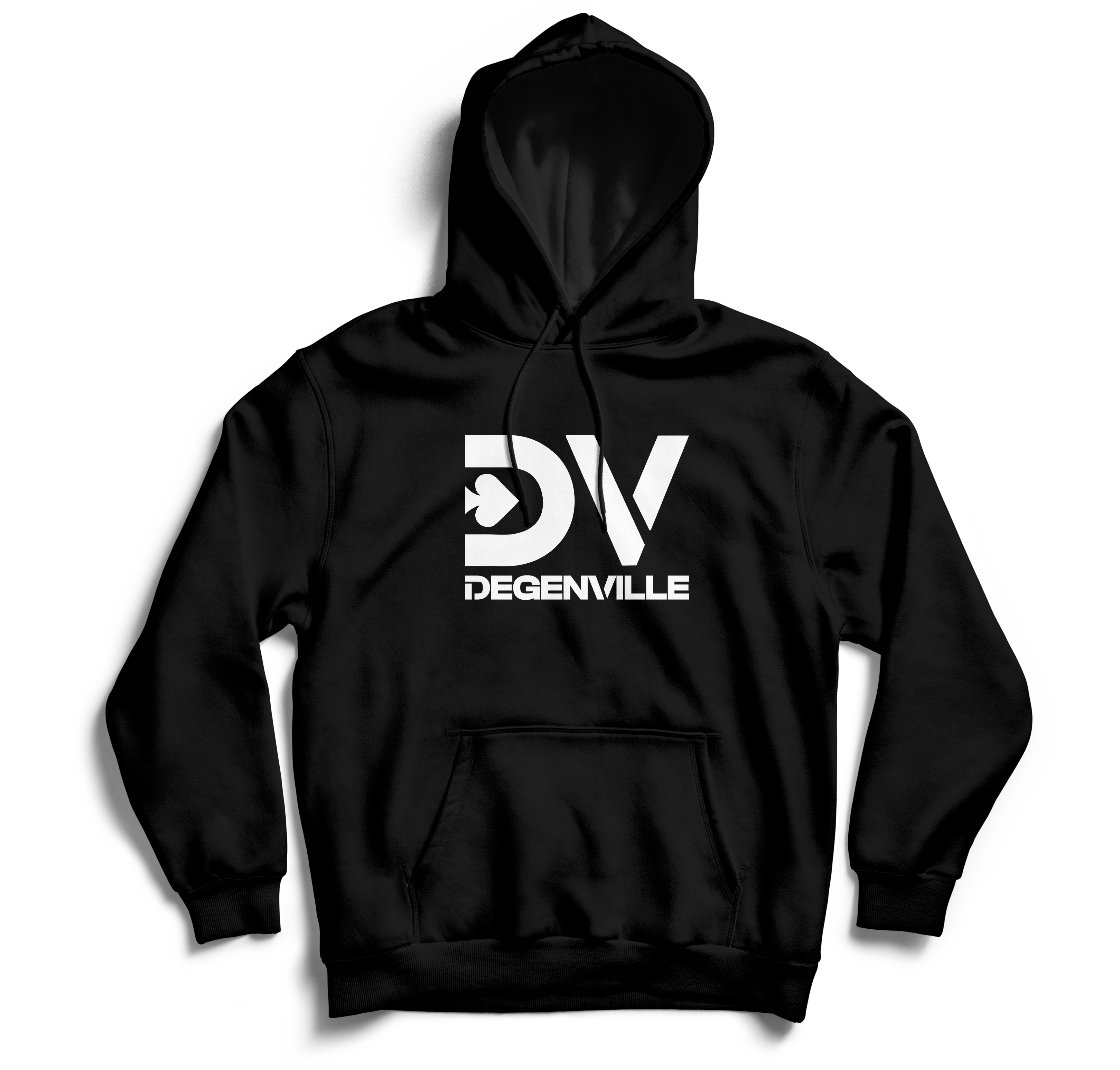 Degenville: The Gamblers Edge - Unisex Fleece Hoodie - Black
