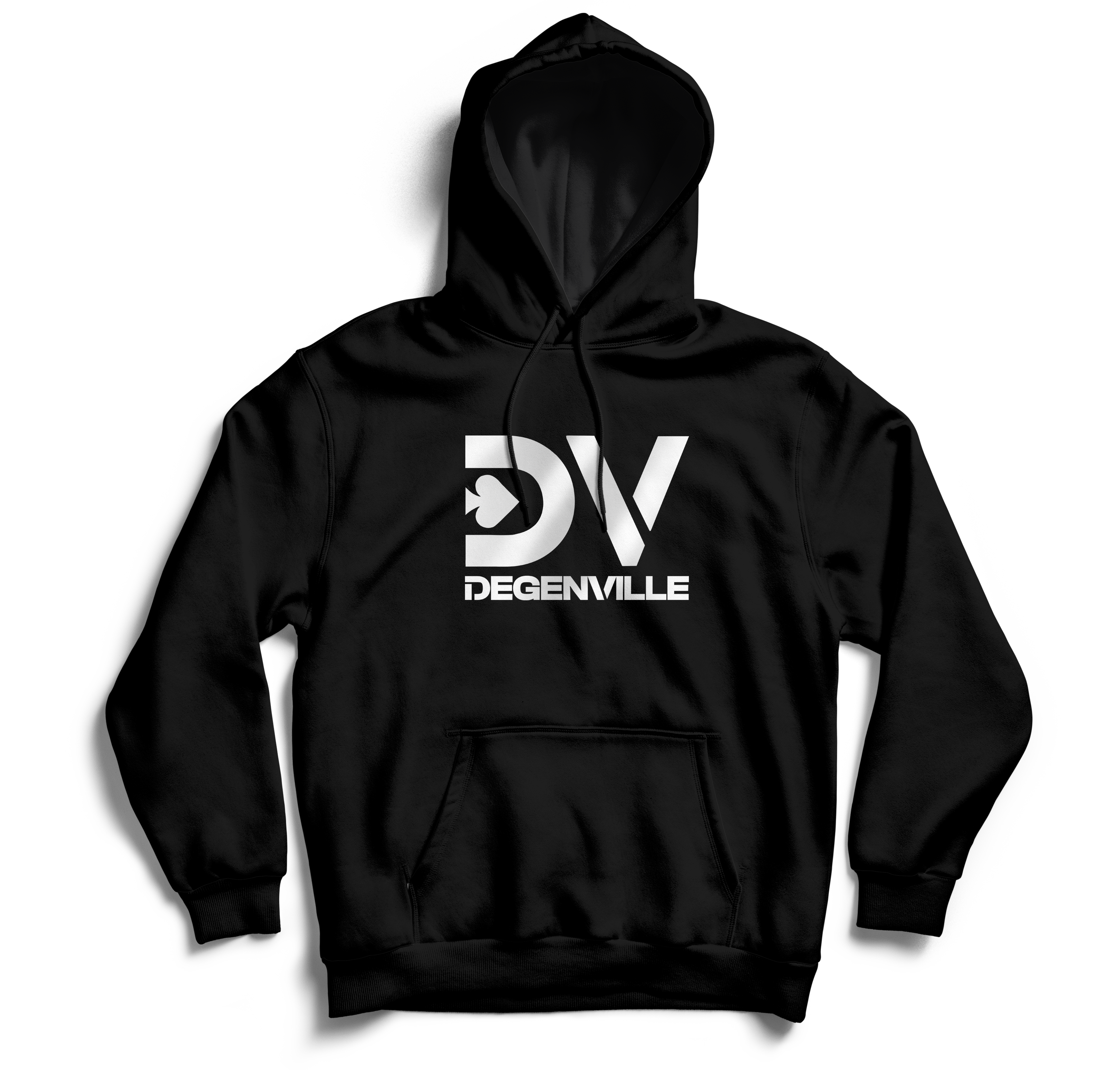 Degenville: The Gamblers Edge - Unisex Fleece Hoodie - Black