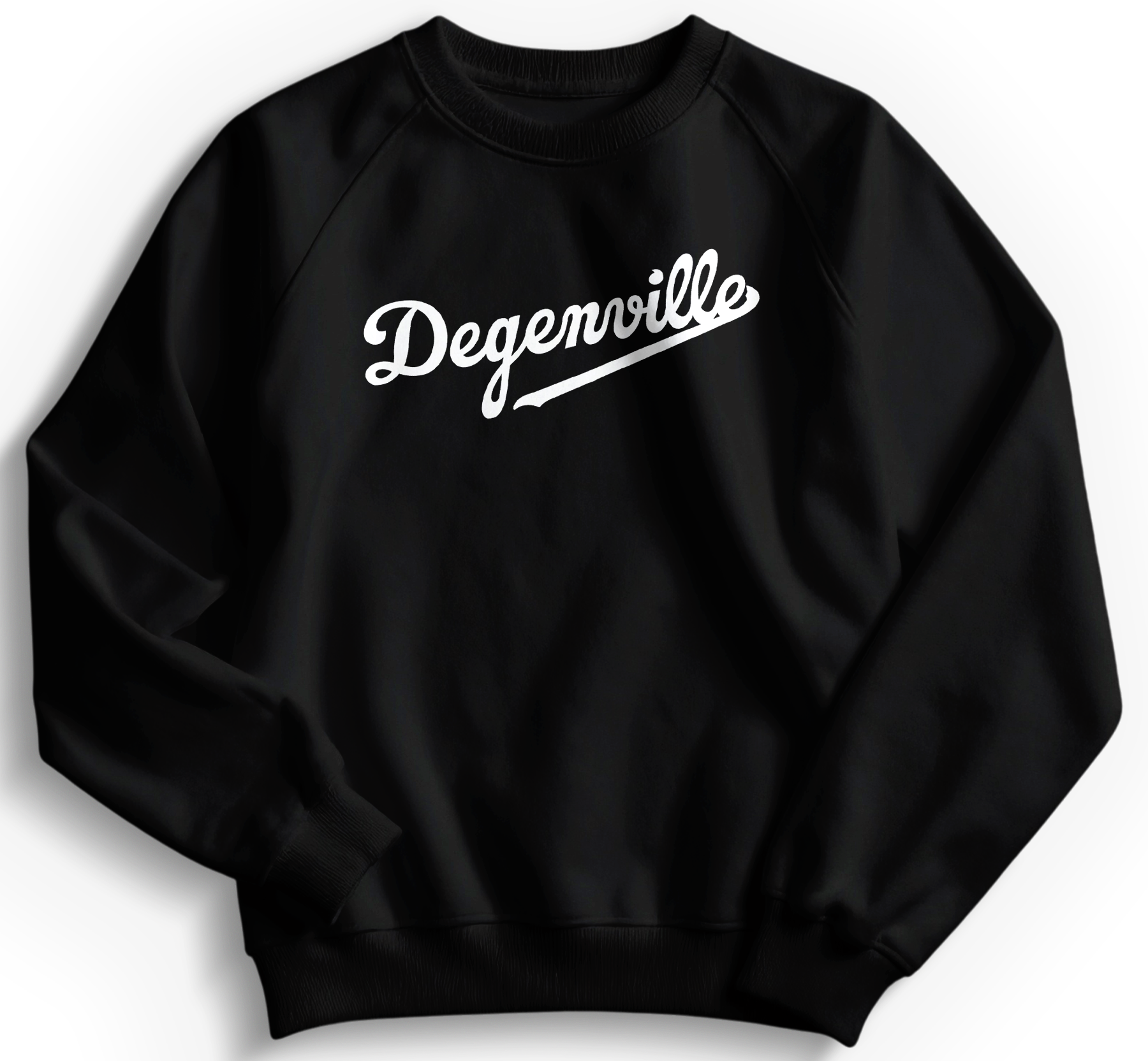 Degenville: Grand Slam - Unisex Crewneck Sweatshirt - Black/White