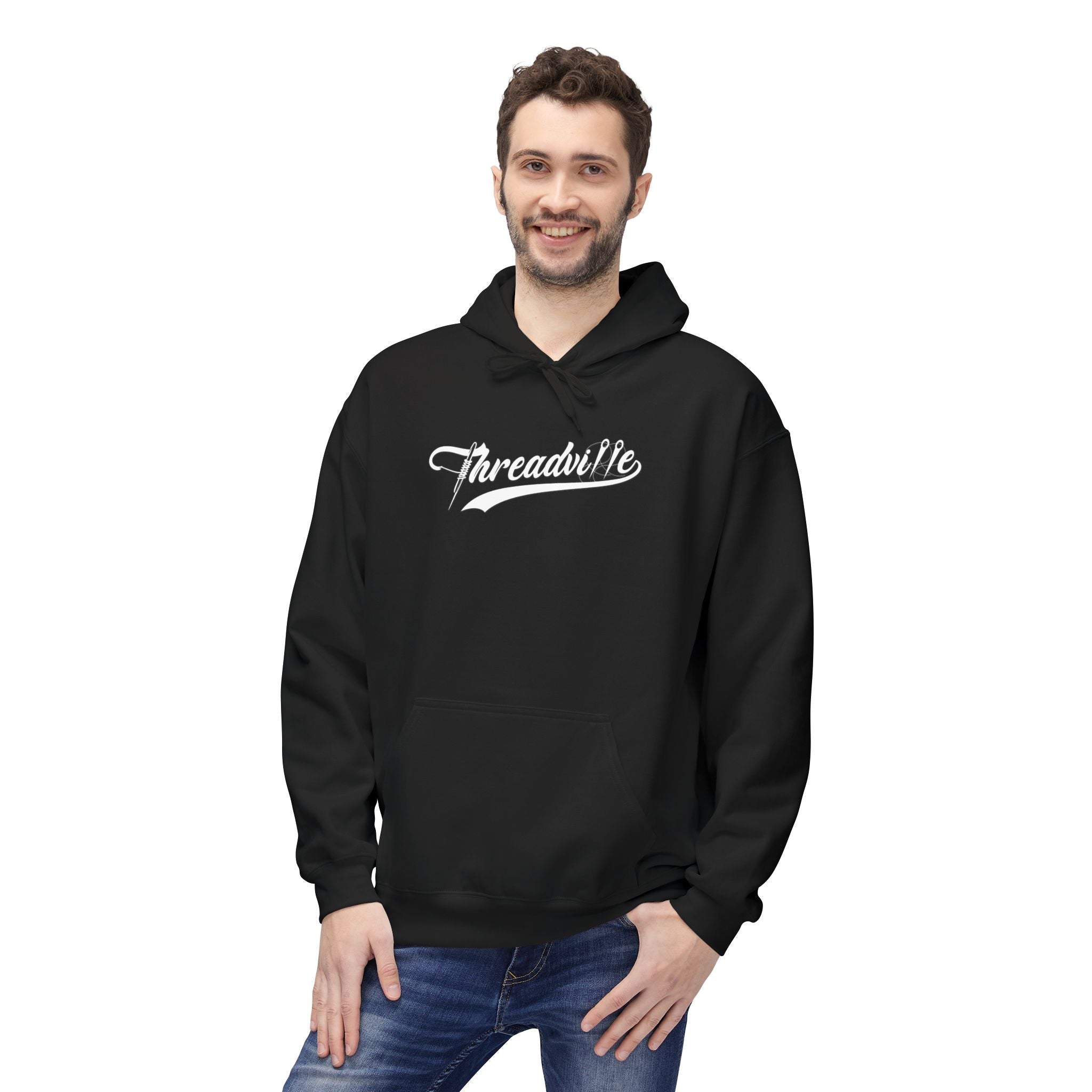 Threadville: Sew What? Fleece Hoodie - Black