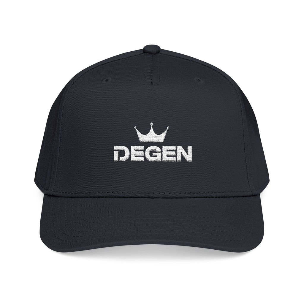 Degen Crown Baseball Cap — Streetwear Trucker Hat with Embroidered 'DEGEN' Logo