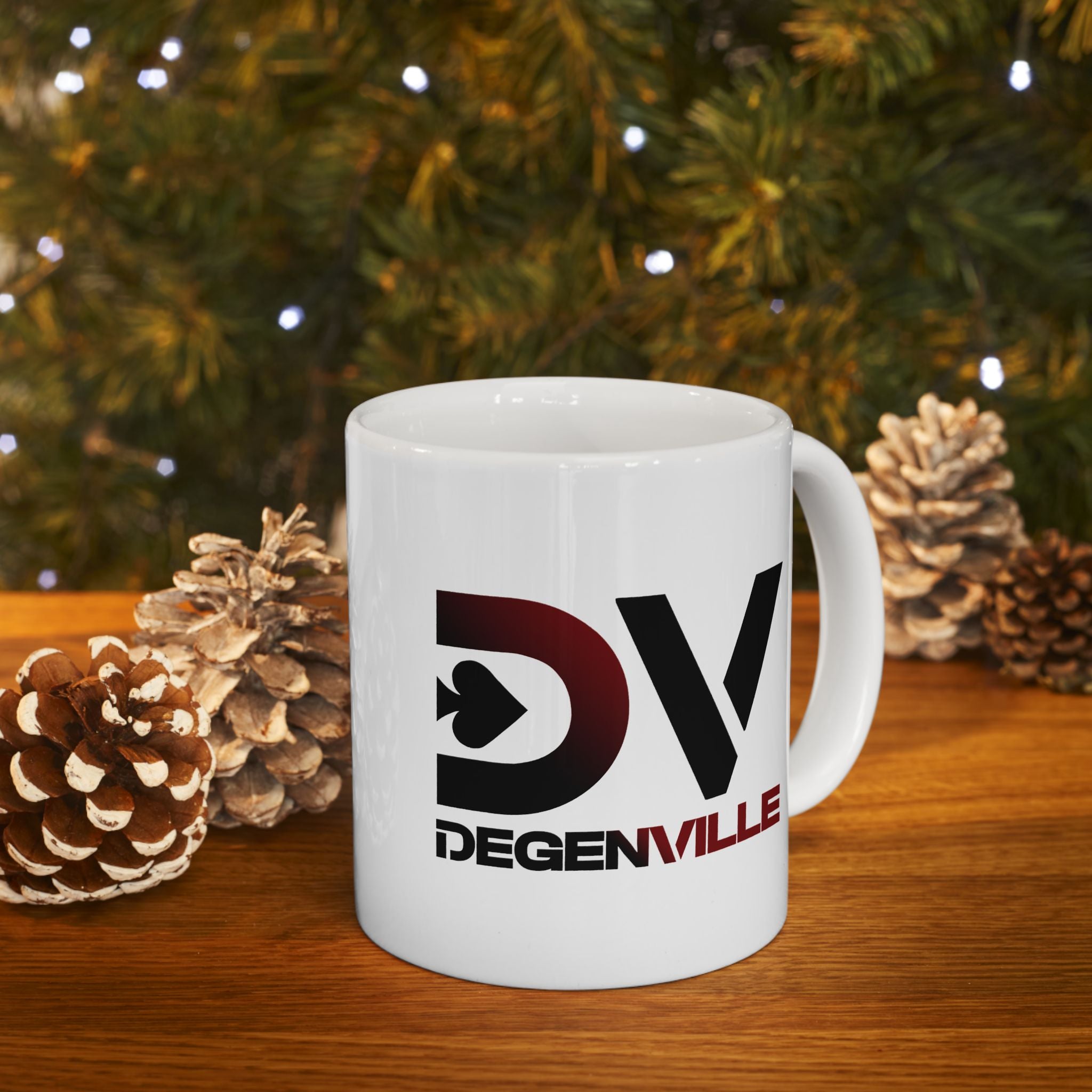 Ceramic Mug – Retro Distressed Never Fold Coffee Cup (11oz/15oz)