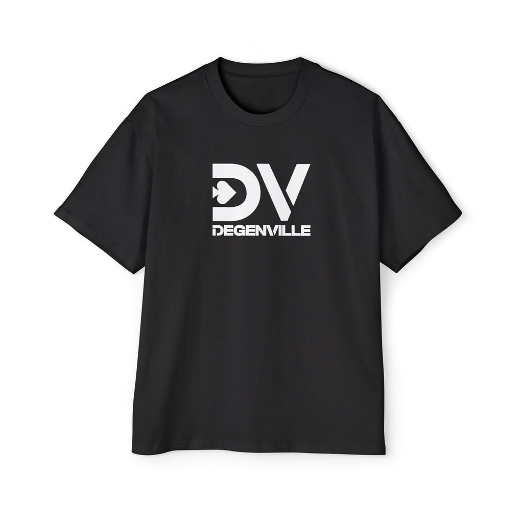 Degenville: The Playmaker  - Men's Premium Heavyweight Black Tee