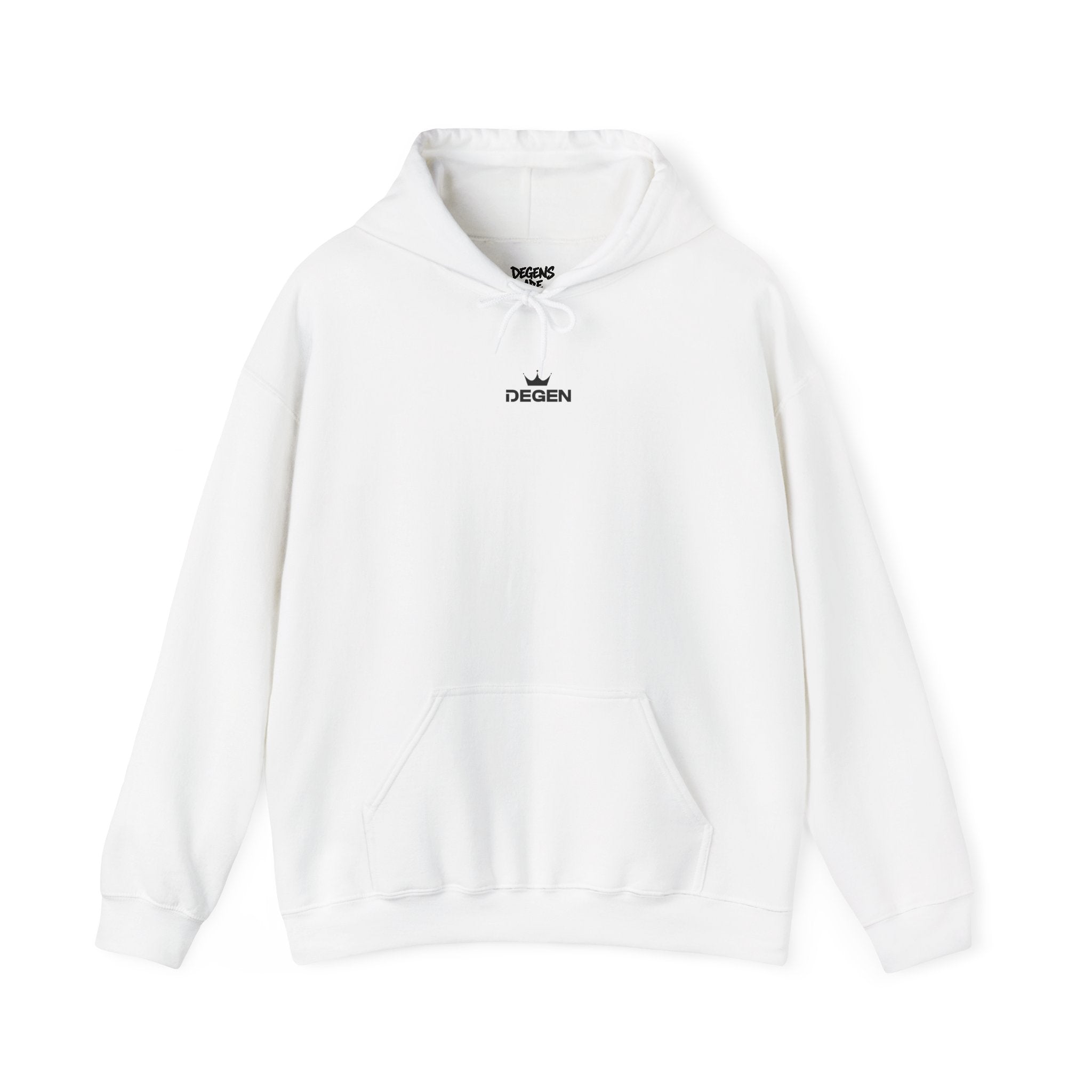 Never Fold Hoodie — Spade Battle-Scar Graphic