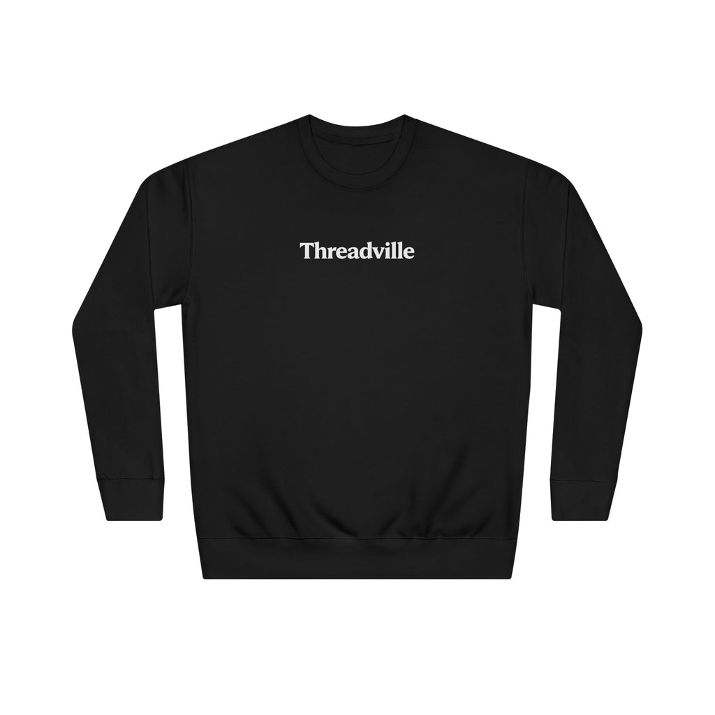 Threadville: Legacy OG Black Unisex Crewneck Sweatshirt