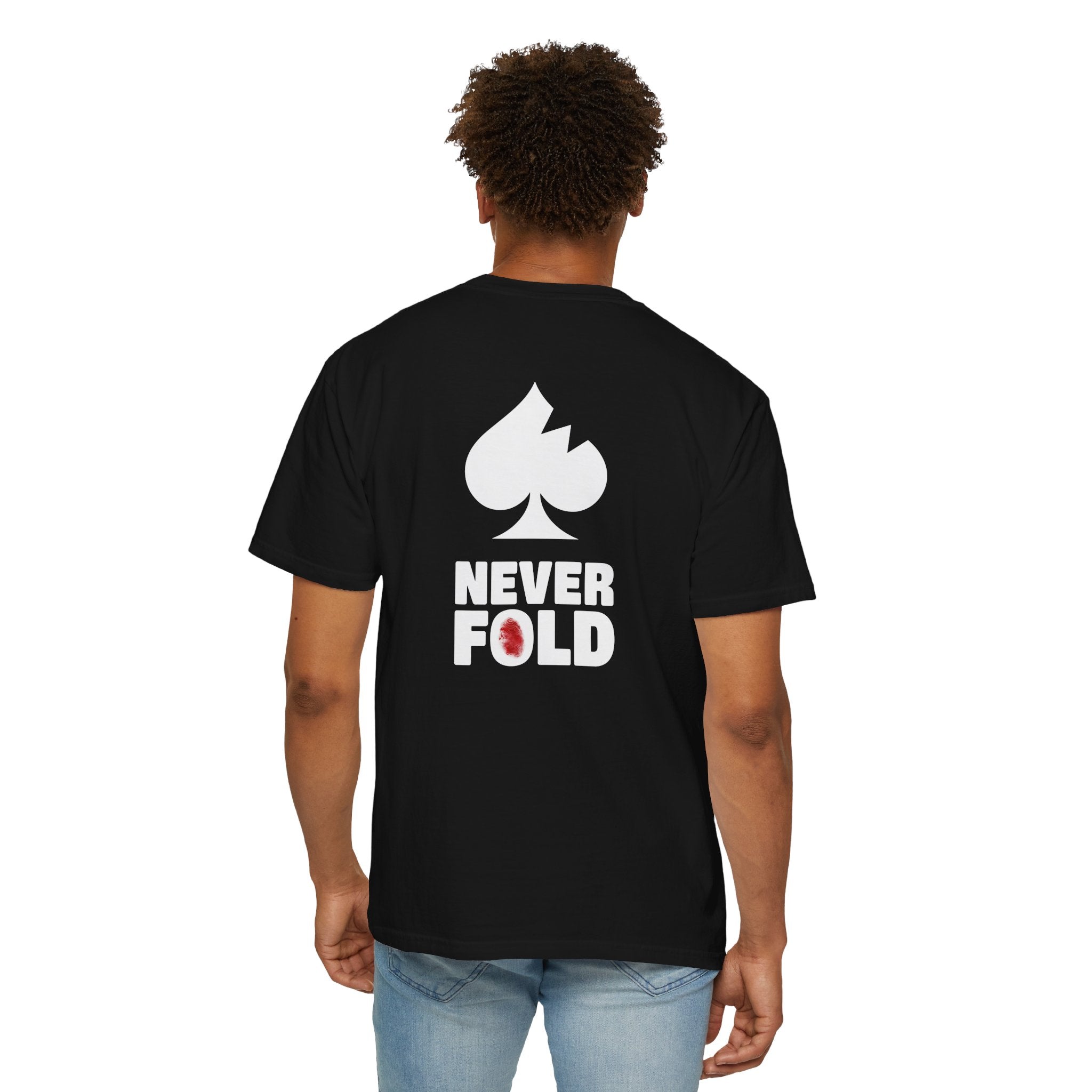 Degenville: Never Fold - Unisex Black Tee