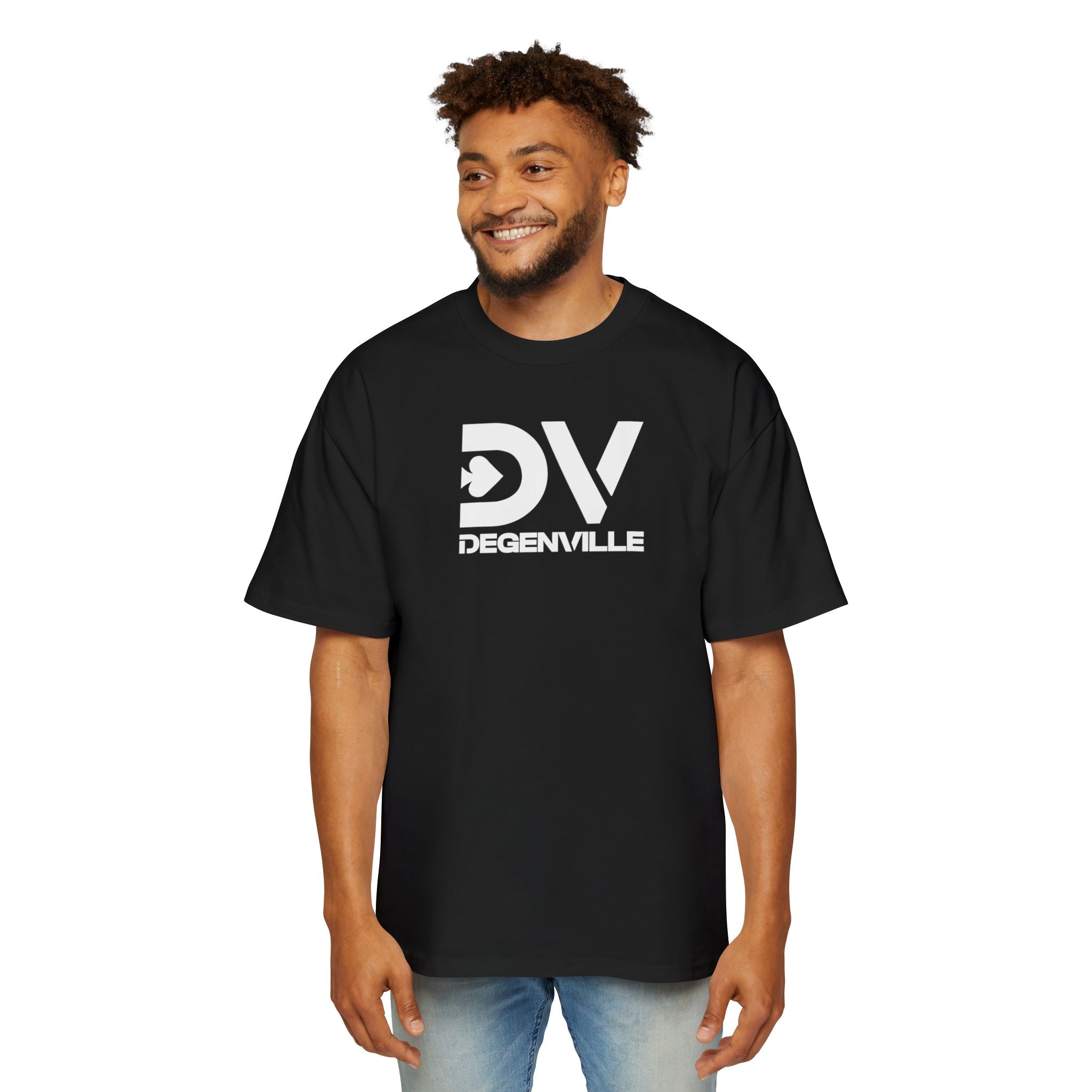 Degenville: The Playmaker  - Premium Black Heavyweight Tee